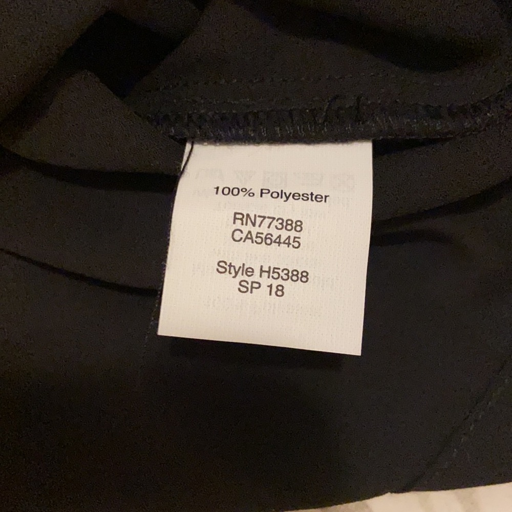 EUC never worn JCrew black tank with flutter sleeves size 12 - Picture 3 of 5